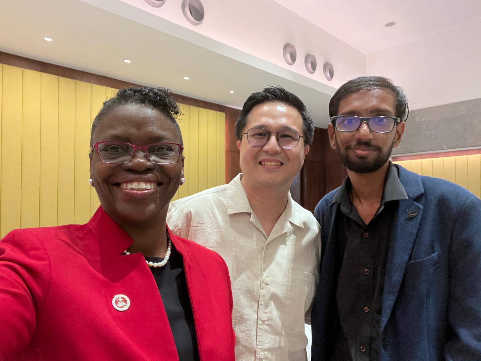 Building leaders with colleagues around the world