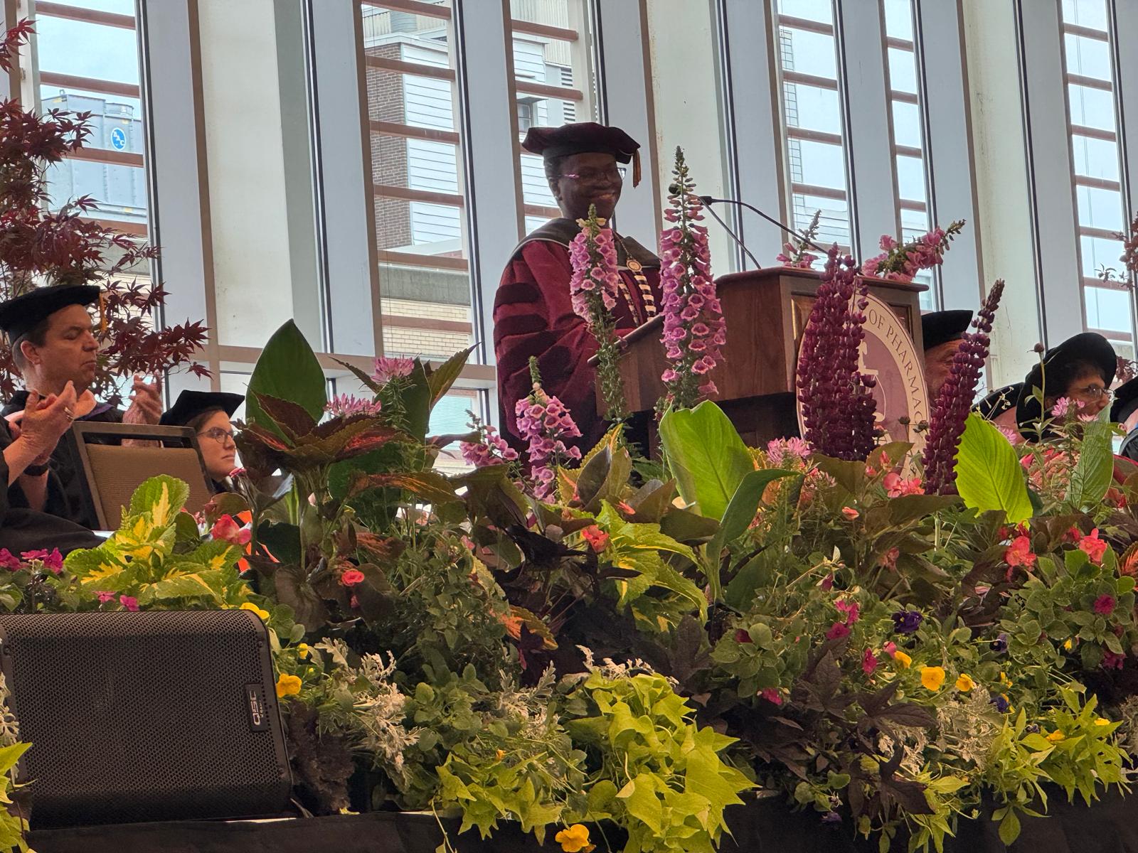 With Mayor Sheehan at Commencement 2025
