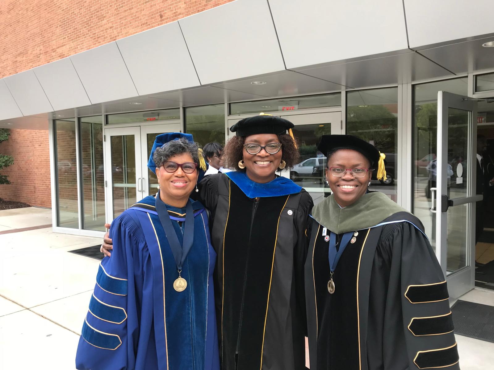 With fellow academic leaders at Howard University