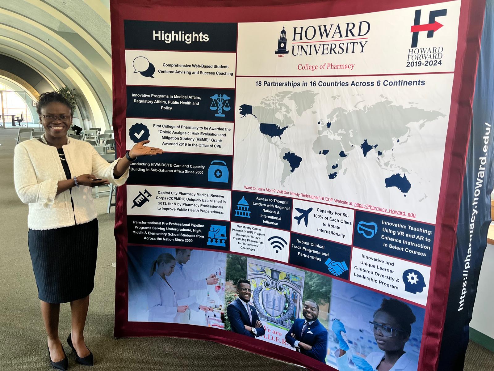 Howard University College of Pharmacy highlights banner