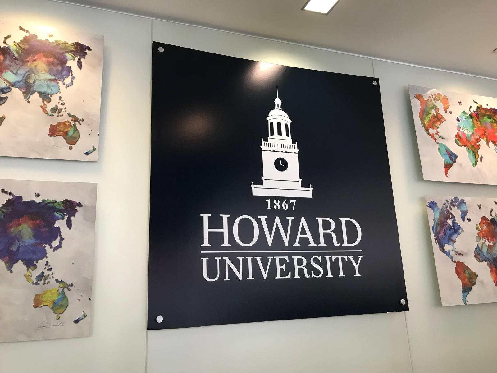 Howard University College of Pharmacy sign