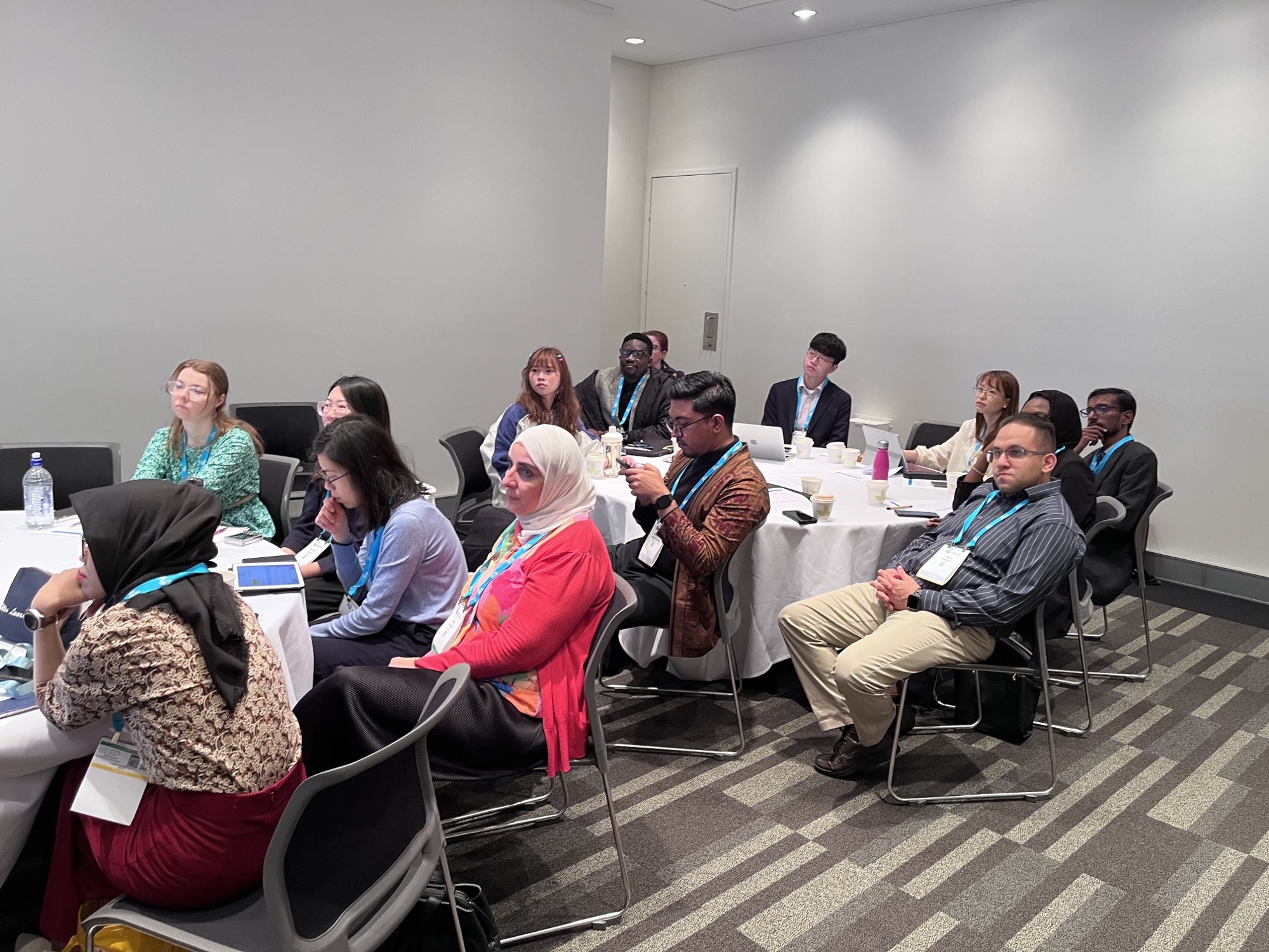 Participants at a 2023 leadership development session