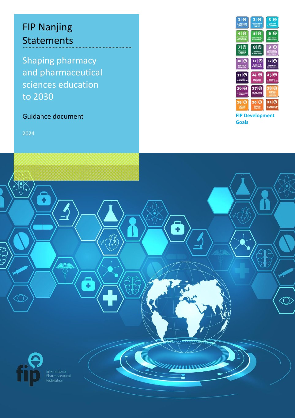 Cover of the FIP Nanjing Statements 2024 guidance document